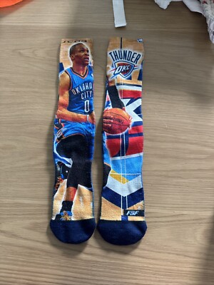 OKC Thunder Russell Westbrook Men's Socks Medium Size 5 to 10