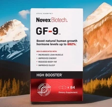 Novex Biotech GF-9 Growth Supplement Increase Muscle Strength Energy, 84 CT
