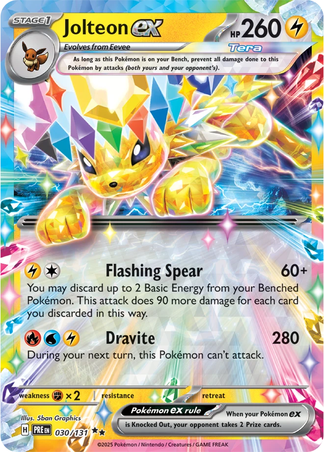 Jolteon ex Pokémon TCG Cards for sale | eBay