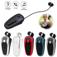 Bluetooth Business Earphone In Ear Headset With Clip Phone Call for Computer