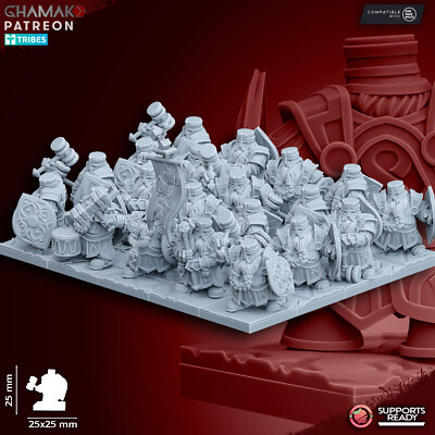 Zwerge Forge Guard  Ghamak für AoS Ironbreaker Old Hammer Eisenbrecher