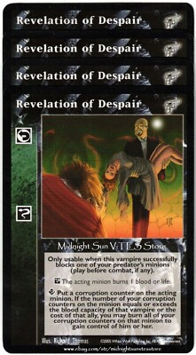 Revelation of Despair x4 Kindred Most Wanted V:TES VTES Vampire CCG