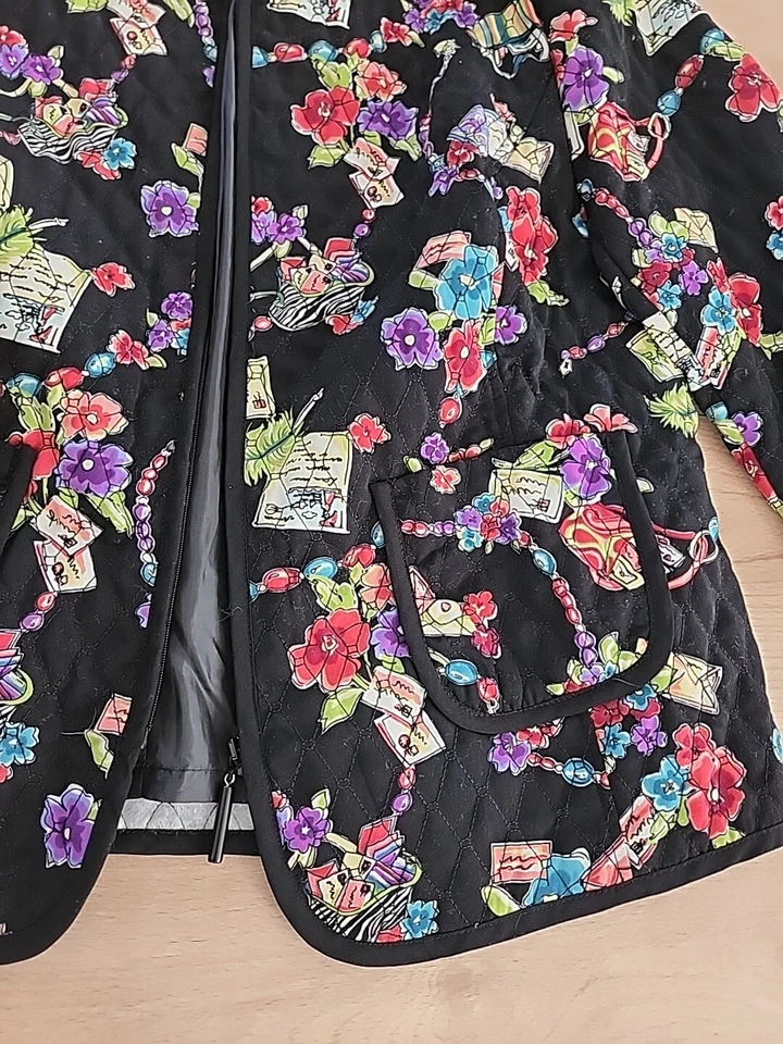 Requirements Women's Quilted Jacket Full Zip Cardigan Casual PL Size Teacher - Image 3 of 4