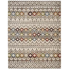 SAFAVIEH Amsterdam Collection AMS108K Ivory / Multi Rug