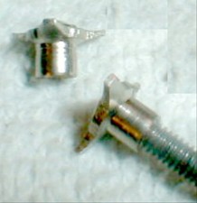 3 Bar Slot Car Knock Off Hubs 3 Blade Classic 1 Pair 1960's Vintage NOS