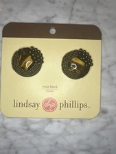 Lindsay Phillips Interchangeable Shoe Snaps Switch Flops Tiger Eye