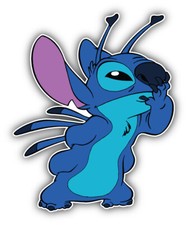 Lilo  Stitch Cartoon Sticker Bumper Decal - ''SIZES''