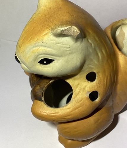 Vintage Ceramic Squirrel Nut Cracker Tool Holder~AS IS - Picture 8 of 10