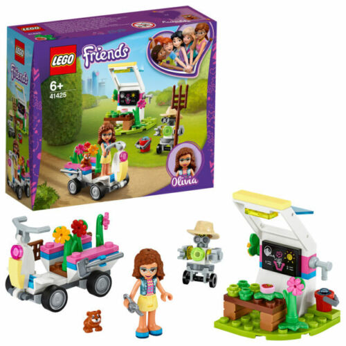 LEGO Friends 41425 Olivia's Flower Garden Play Set with Robot & Toy Go Kart - Afbeelding 1 van 1