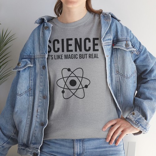 Camiseta Science It's Like Magic But Real Divertida - Camiseta Novedad Science Lovers - Imagen 33 de 53