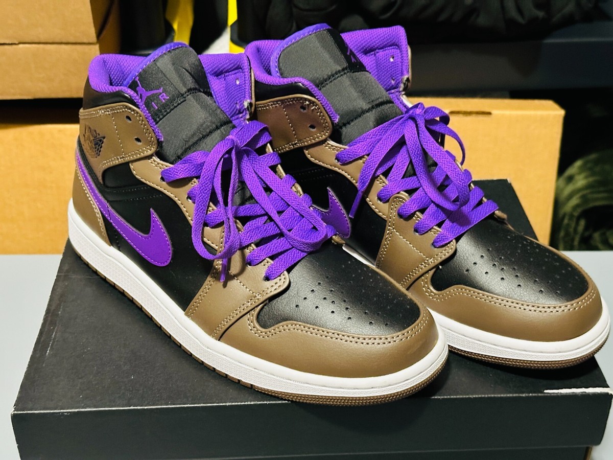 Purple End Jordan Mocha NIKE AIR JORDAN MID Purple Mocha