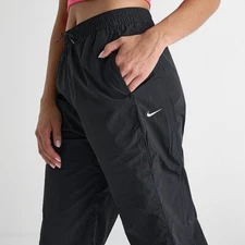 Nike Windrunner High-Waisted Woven Open-Hem Pants FV7655-010 Womens Size XS $90