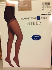 WOW Vintage Nordstrom size D nude pantyhose panty hose