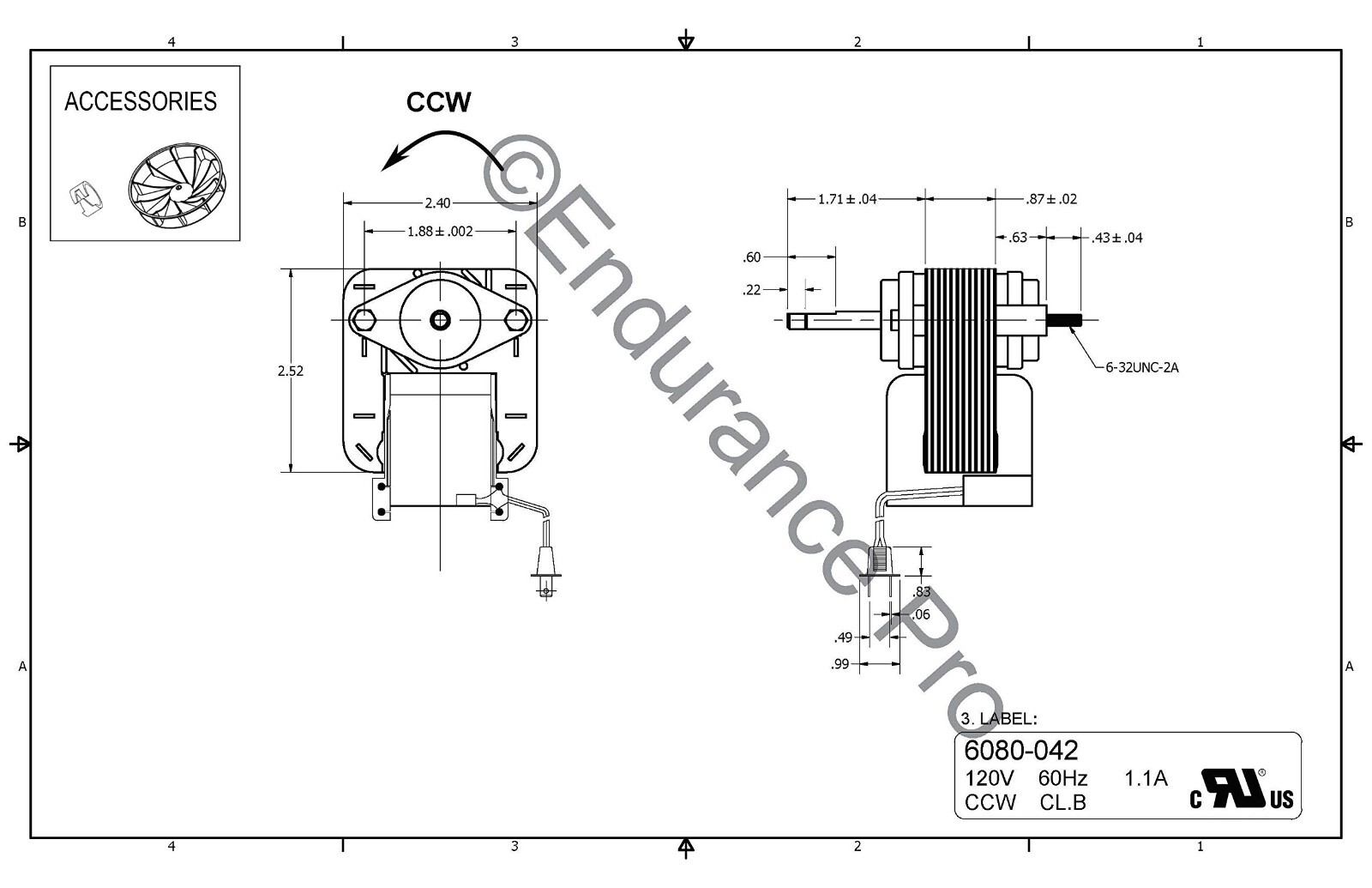 Bathroom Fan Motor For Nautilus N655 N679 N671 Broan 655 657 658 679