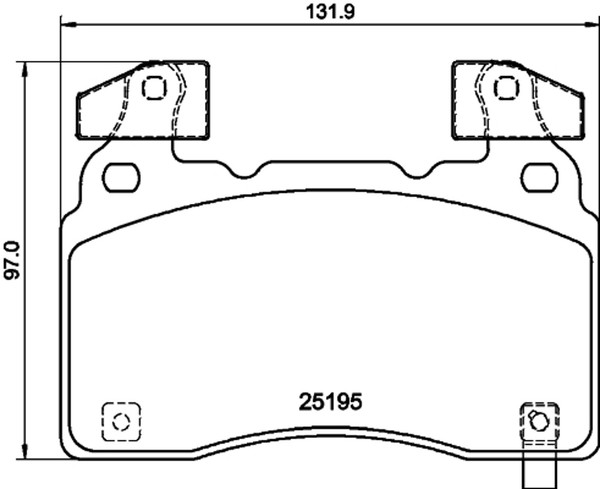 Hella Pagid Bremsbelagsatz Scheibenbremse 8DB 355 040-471 FüR Opel Insignia Z18-image