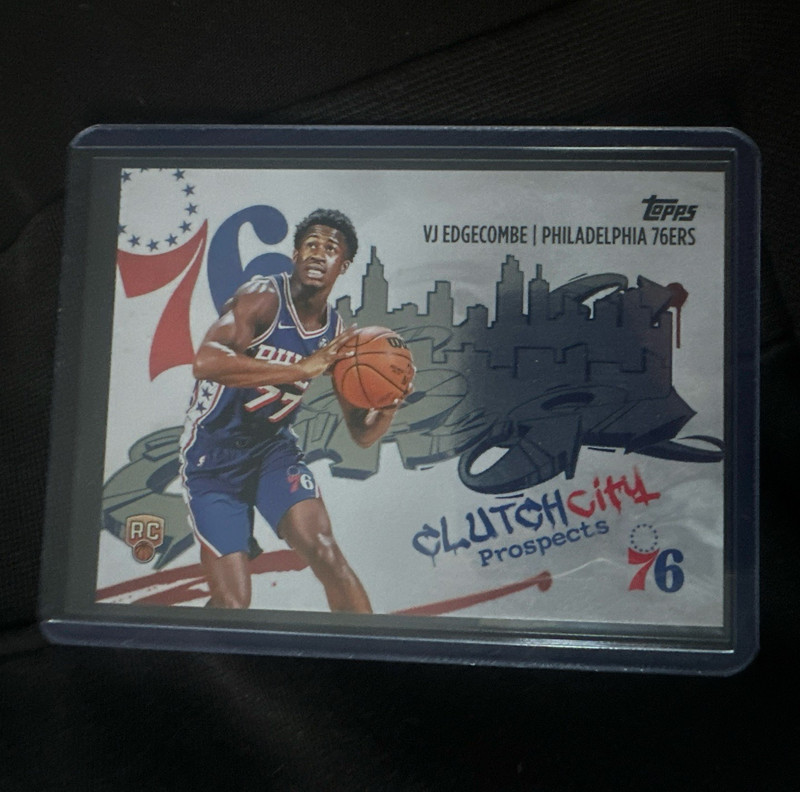 Topps Chrome 2023-24 VJ Edgecombe Clutch City Prospects #C-3 RC Insert 76ers