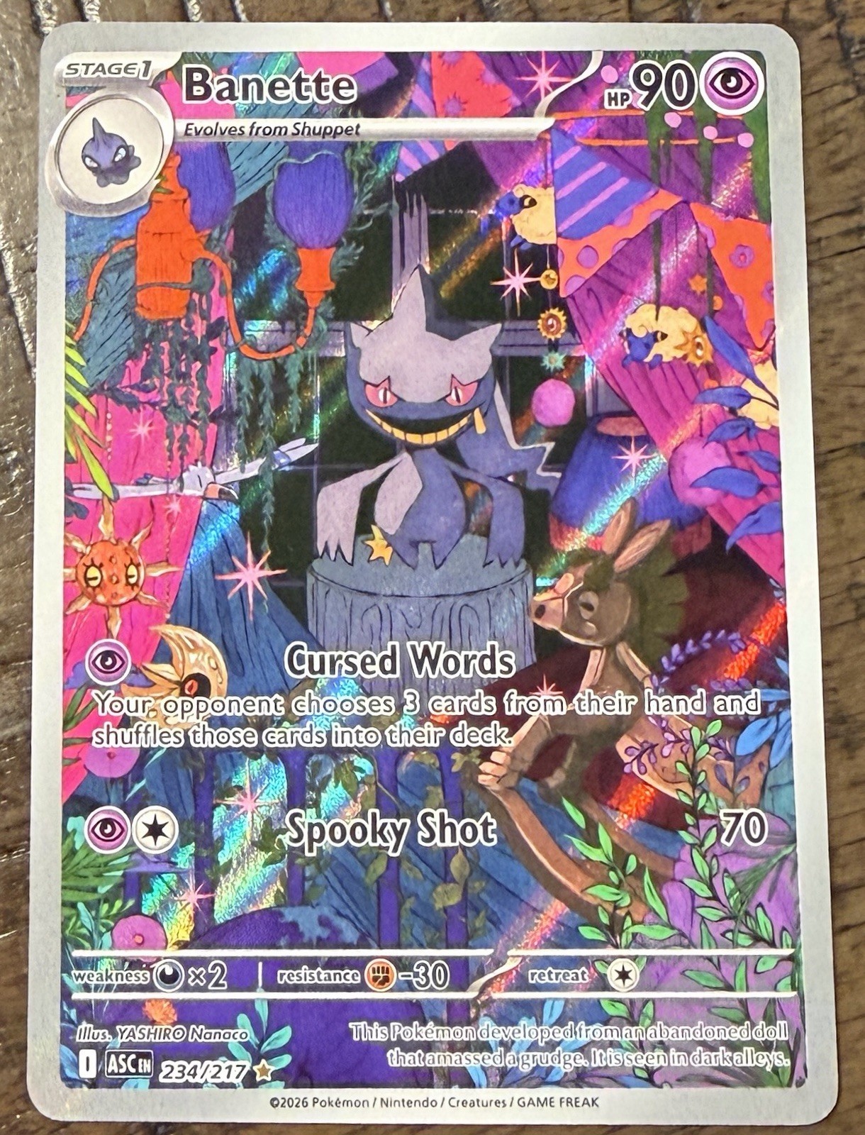 Banette 234/217 Me: Ascended Heroes Holo