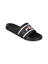 Fila MORRO BAY SLIPPER ciabatte da uomo con logo - nero