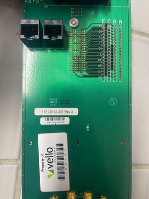 Velo Systems 1101-0192-001 CPCVOA Test Station Interface Board SMA RJ45
