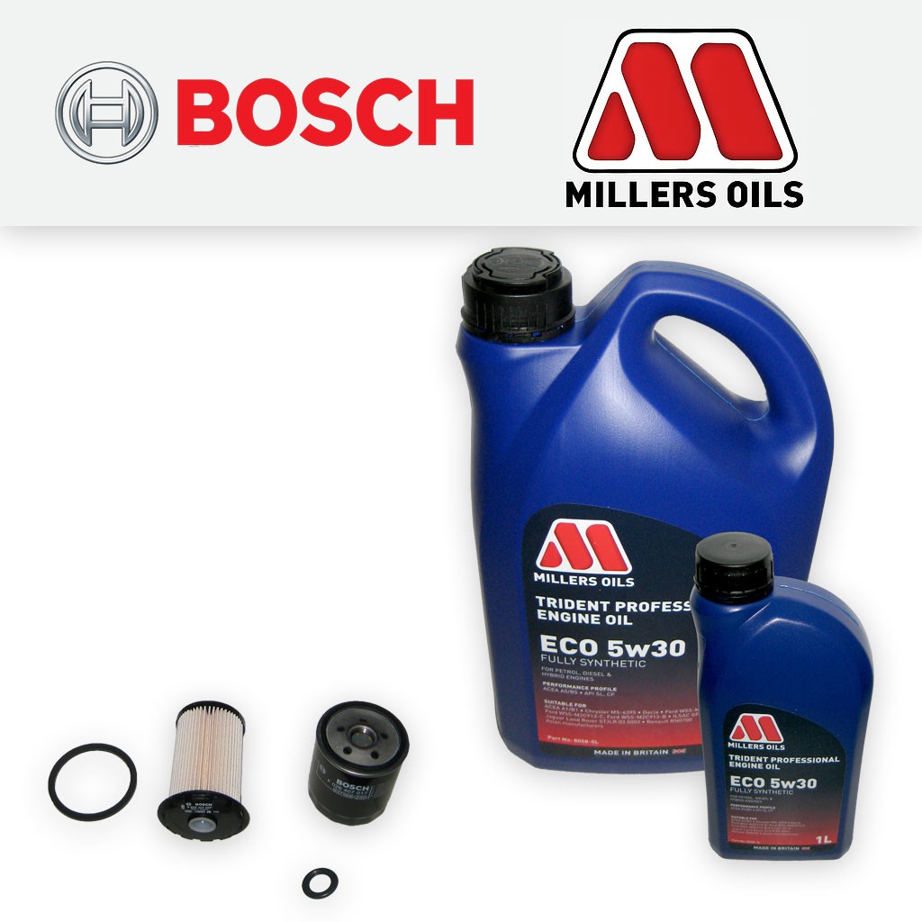 SERVICE KIT for FORD MONDEO MK4 1.8 TDCI OIL FUEL FILTERS +5w30 LL OIL 2007-2010