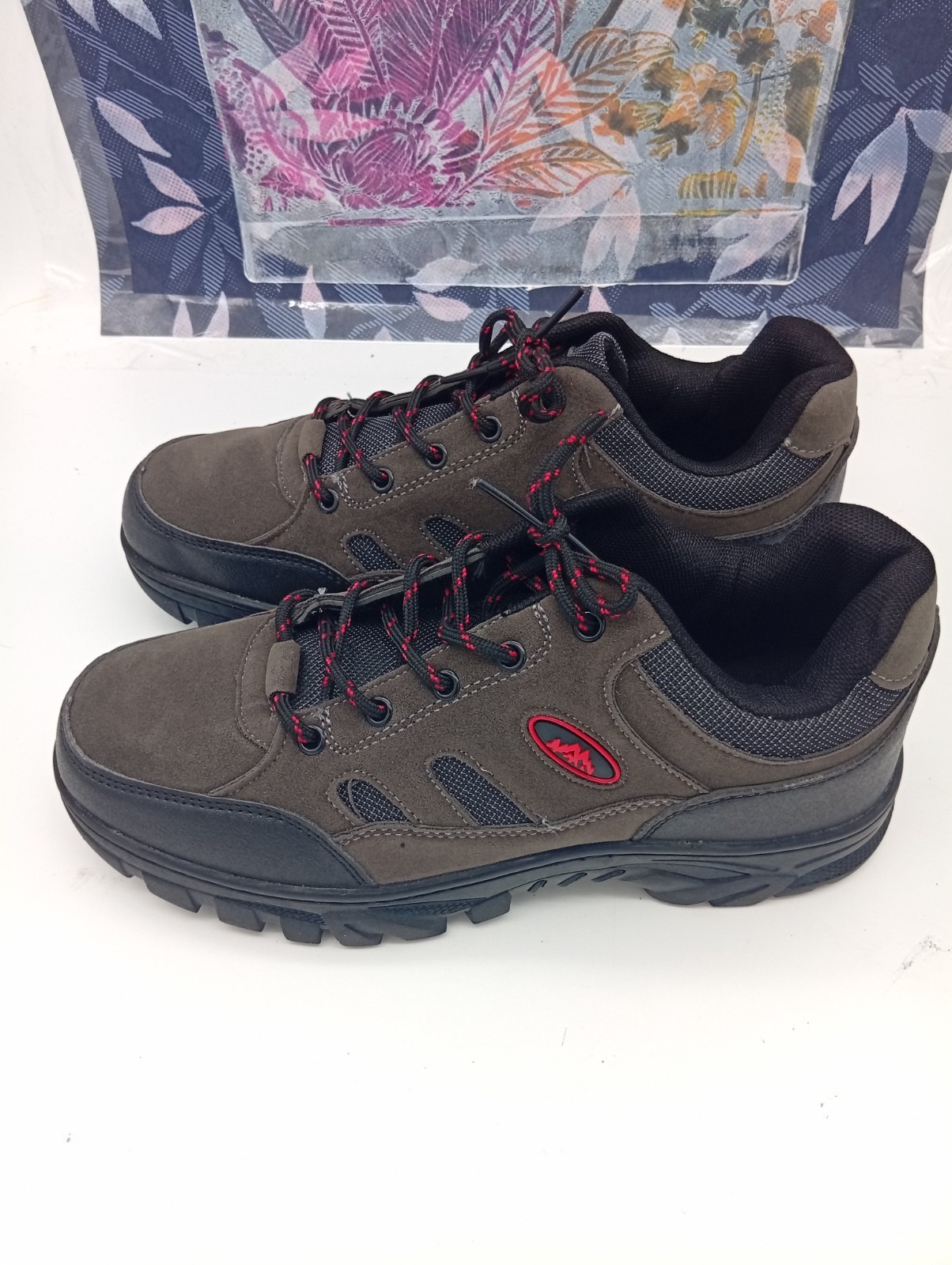 Chaussures de randonnée homme marron et noir pour marcher sans fatigue