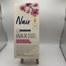 Nair Wax Ready Strips, Legs Body 40 Count- NIB- Great Price