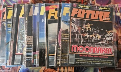 FUTURE MAGAZINE Lot 12x 1978-1981 Vintage Sci Fi 
