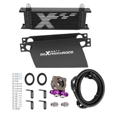 New 10AN Universal Engine Oil Cooler Kit 13 Row Aluminum Transmission w/Adapters