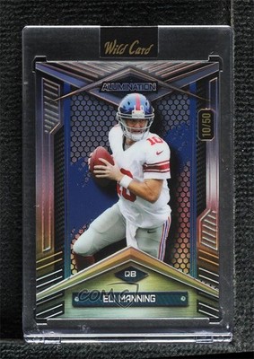 2024 Wild Card Alumination Just The Hits Silver Rainbow 10/50 Eli Manning 9o3