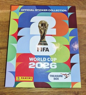 Panini World Cup 2026 Sticker Treasure Box Limited Gold Edition With All Stickers Set