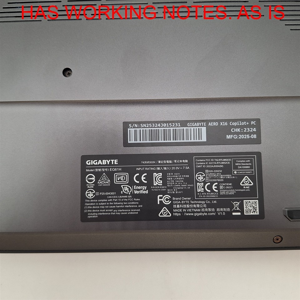 GIGABYTE AERO X16 Laptop, 16