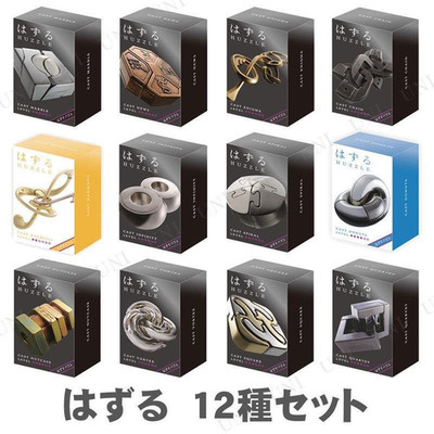 Set of 12 Huzzle Cast Puzzle Hanayama Genuine