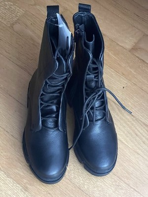 Leder Boots Stiefel schwarz Mädchen Damen Gr. 33 Neu Tango