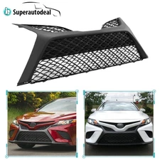 For 2018 2019 2020 Toyota Camry XSE SE Front Bumper Lower Grille Matte Black