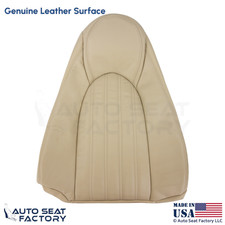 1997-2000 Fits Jaguar Xk8 Genuine Leather Front Driver Top Seat Cover Cashmere