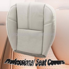 For Chevy Tahoe 2007-2014 Driver Or Passenger Leather Bottom Seat Cover Gray 833 For Chevy Tahoe 2007-2014 Driver Or Passenger Leather Bottom Seat Cover Gray 833