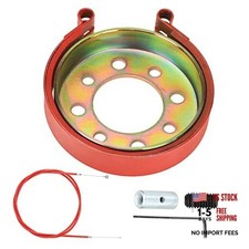 4" Go Kart Rear Drum Brake Band Cable Kit Compatible with Manco Bandit b-red