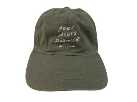 Poet Meets Dubwise Logo Embroidery Cap Hat Newhattan Olive Men'S Women'S View 2