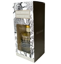 Bellevue Reed Diffuser Driftwood Sand Scent 6 Fl Oz + 8 Reeds Essential Oils