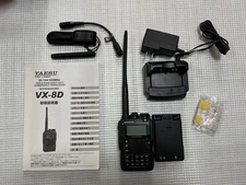 Yaesu VX-8D Tri-Band High-End Handheld Transceiver – 50/144/430 MHz USED
