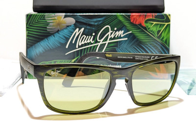 NEW Maui Jim South Swell Matte Green Polarized Maui HT Lens Sunglasses HT755-15M