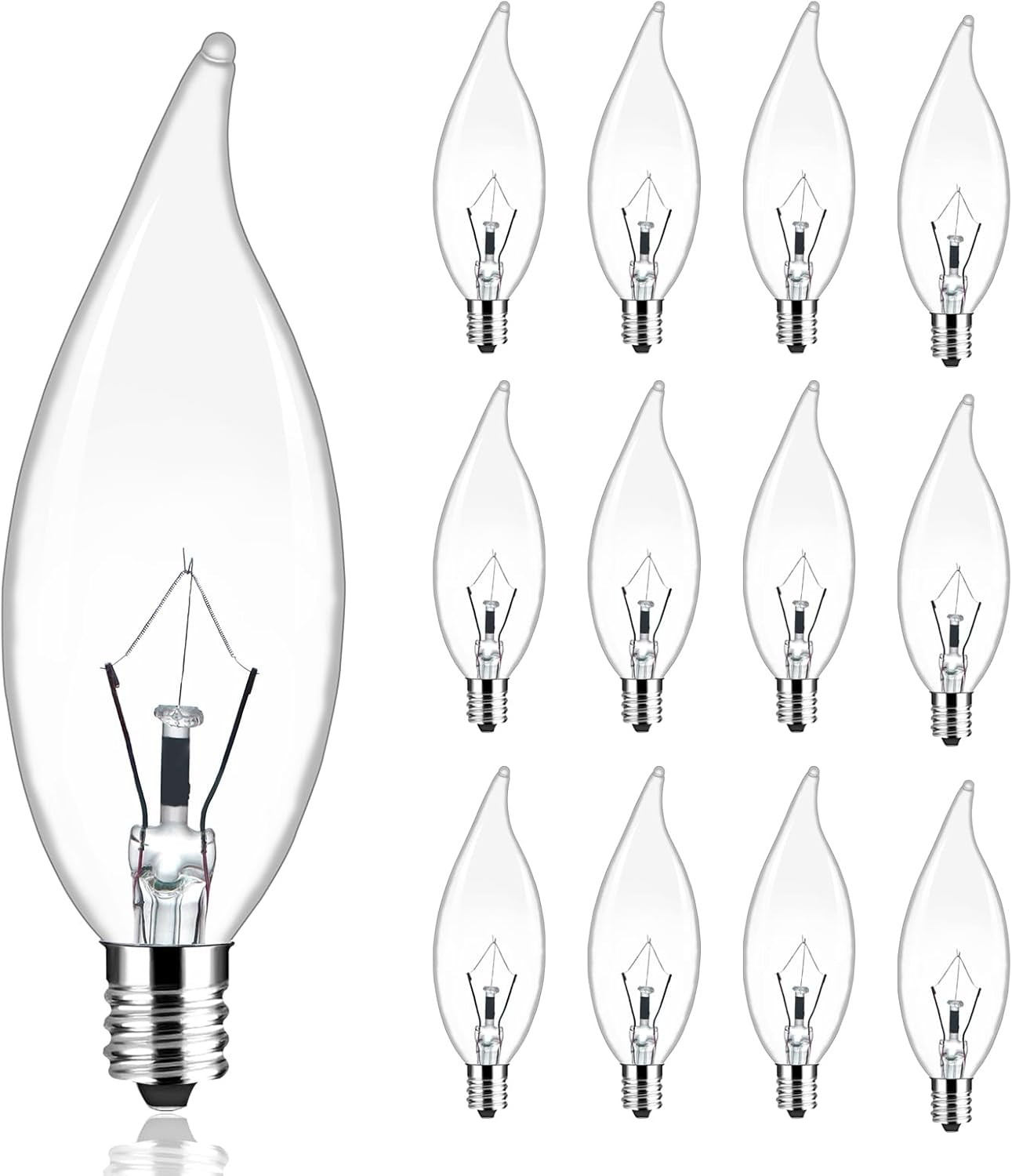 40w Warm White, Ca10 Dimmable Chandelier Light Bu