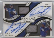 2023 Panini Immaculate 37/99 Diego Cartaya Josue De Paula #DMS-CP Auto 00em