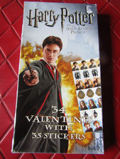 NIB Vintage HARRY POTTER  HALF-BLOOD PRINCE 34 VALENTINES CARDS  STICKERS