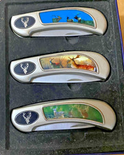 Wild Wings licensed 3-piece folding knife gift set