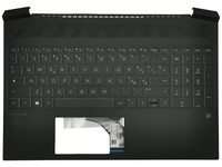 Original Hp Gaming 15-EC Cover Handauflage Tastatur Italienische Schwarz Backlit