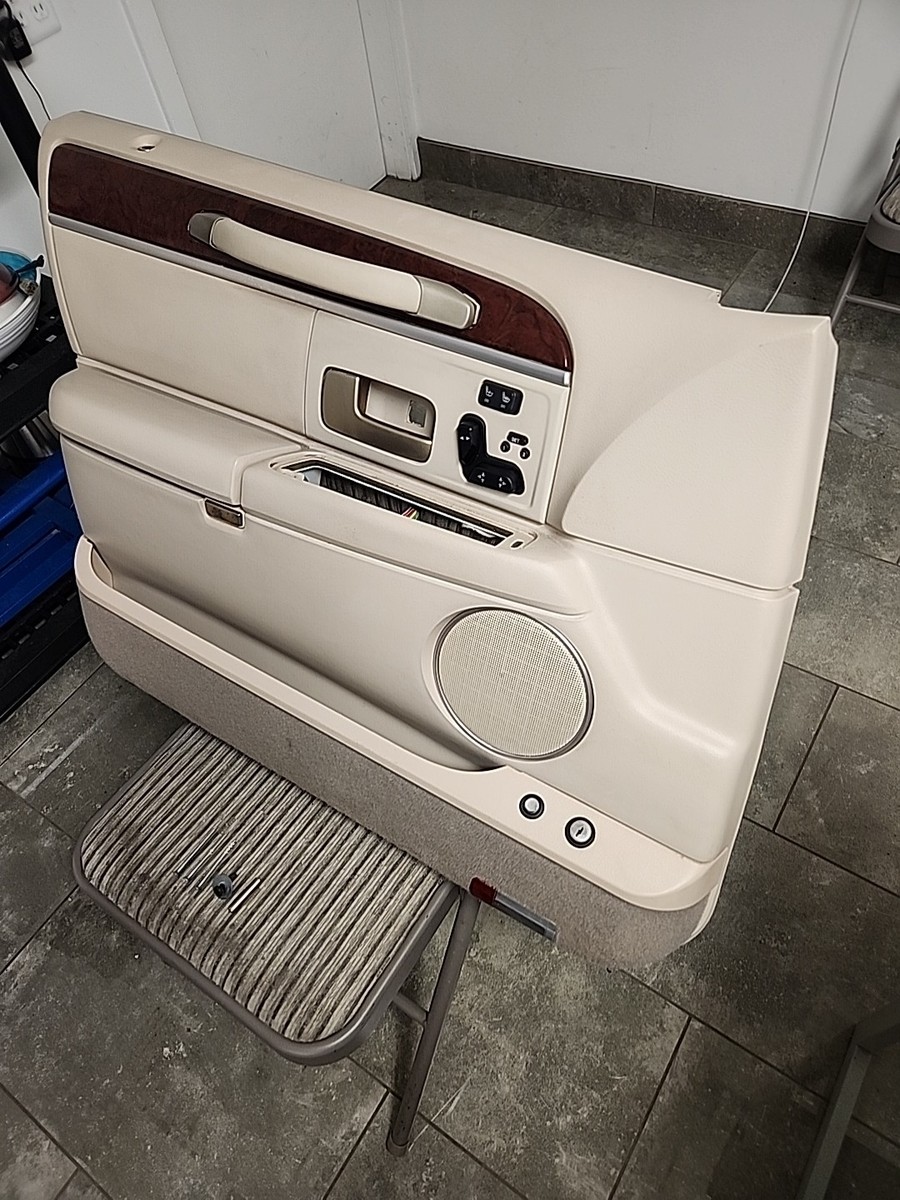 Camel Parchment 2003-2008 Lincoln Town Car Drivers side Front Door