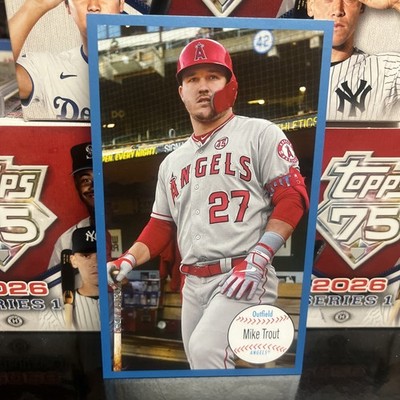 MIKE TROUT 2020 ARCHIVES #640MT '64 TOPPS GIANT BLUE BORDER