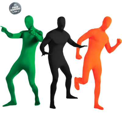 Skin Tight Bodysuit Full Body Suit Jumpsuit Kid Adult Zentai Invisibility Cloak