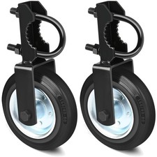 Gate Wheel for Metal Swing Gate with 1-5/8" Thru 2" Gate Frames, Gate Support...